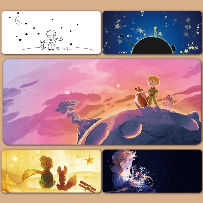 The Little Prince Le Petit Prince XXL Mouse Pad Large Computer Laptop Non-slip Keyboard Desk Mats Mousepad