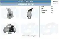 

M8T64771-M8T64781 for MARS engine 24V 5,0 KW 10 external D series 13 (E.NO M8T63174-M8T63174-M8T63172)