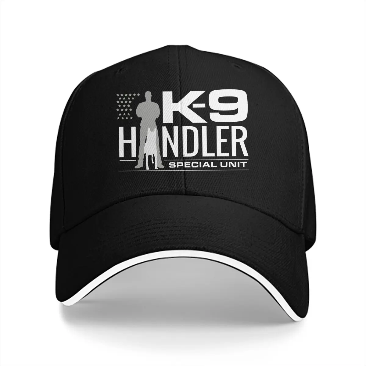 K-9 Unit Police Dog Multicolor Hat Peaked Men's Cap K-9 Handler Personalized Visor Protection Hats