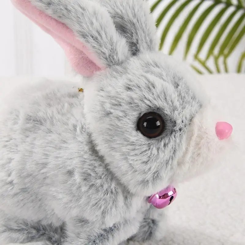 A5YC Simulatie Pluche Konijn Speelgoed voor Baby Leren Kruipen Konijn Interactieve Elektronische Huisdier Wandelen Dieren Gunst