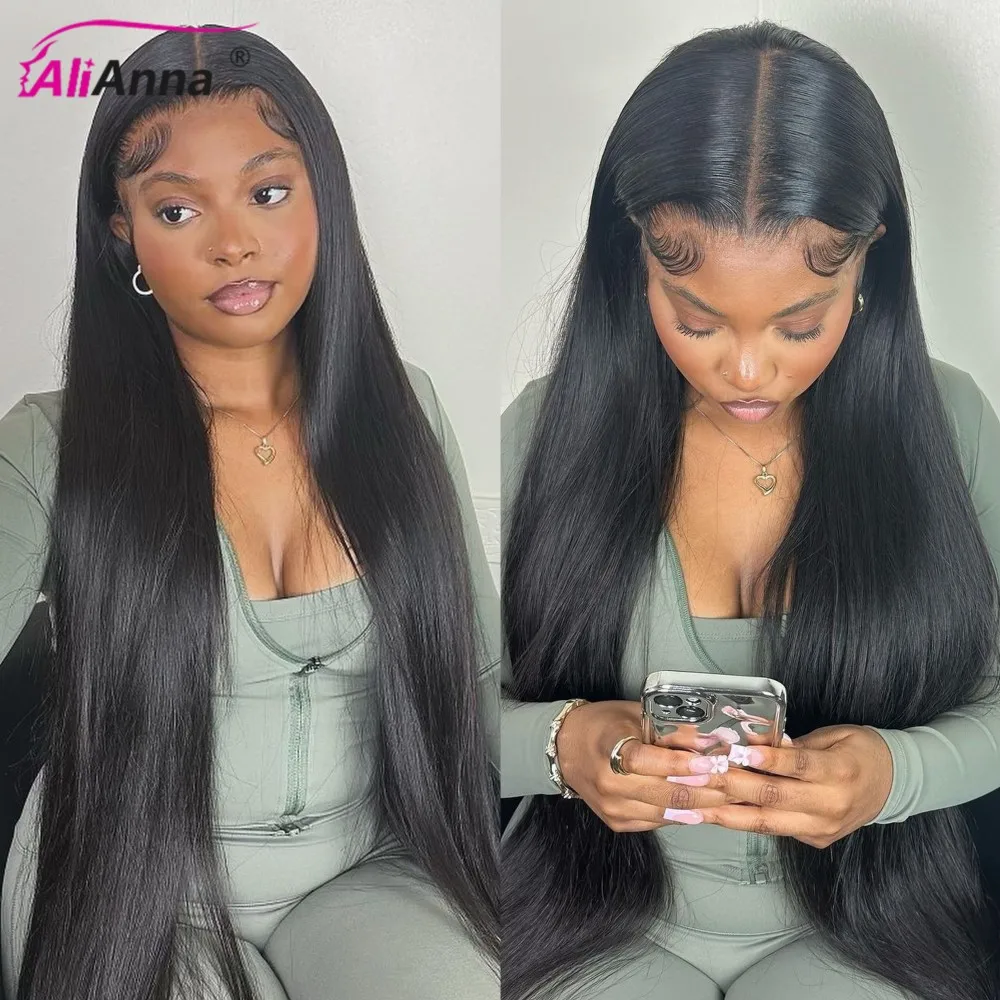 100% Real HD Lace Wig 13x6 Human Hair Lace Frontal Wig 30 Inch Straight Human Hair Wigs Brazilian 13X4 Lace Front Human Hair Wig