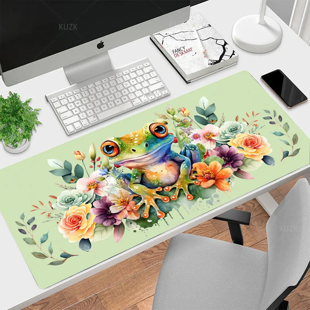 Cute Animals Large Gaming Mousepad XXL Gamer Mouse Pad Size For Office Long Table Mat Kawaii Desk For Teen Girls For Bedroom