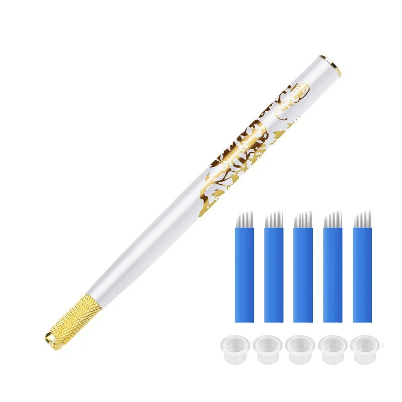 1 pcs Chinese style Microblading Tattoo Pen For Permanent Makeup Supplies Durable Aluminum Pen Microblading Hand Tools