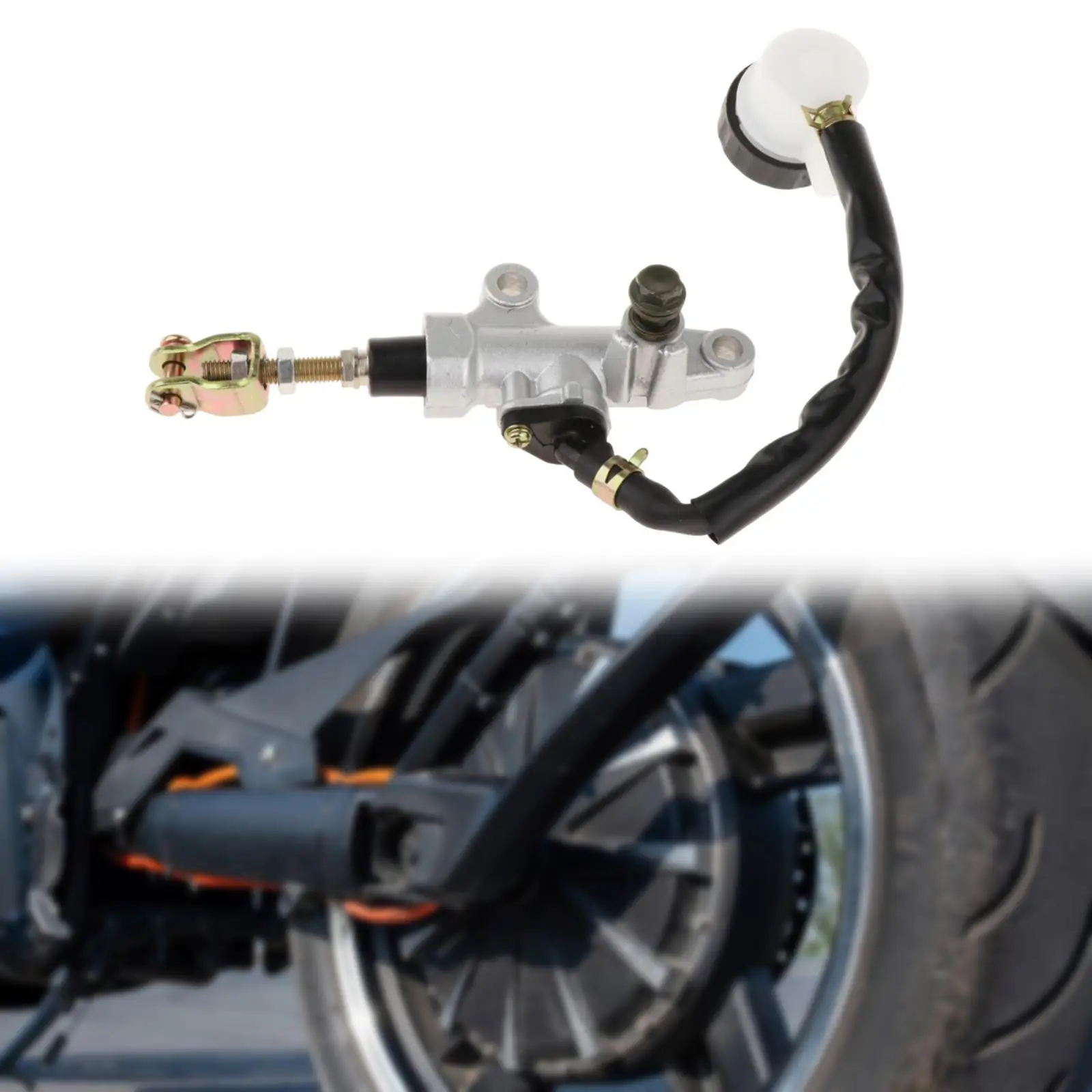 

Easy Install Rear Foot Brake Master Cylinder Compression Pump for Yamaha ATV YFM 350 1987-2004 Off-road Motorcycle