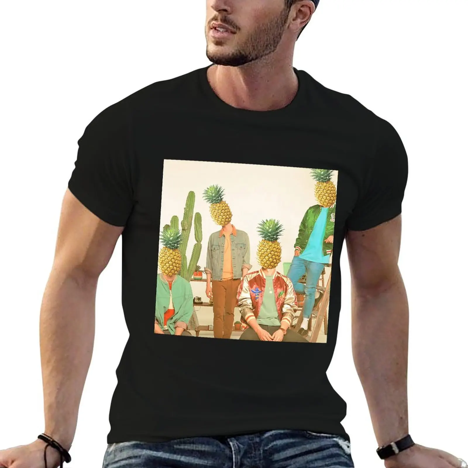 Pineapples Are My Head T-Shirt man t shirt graphic anime t shirts for man man t shirt cotton T-shirt