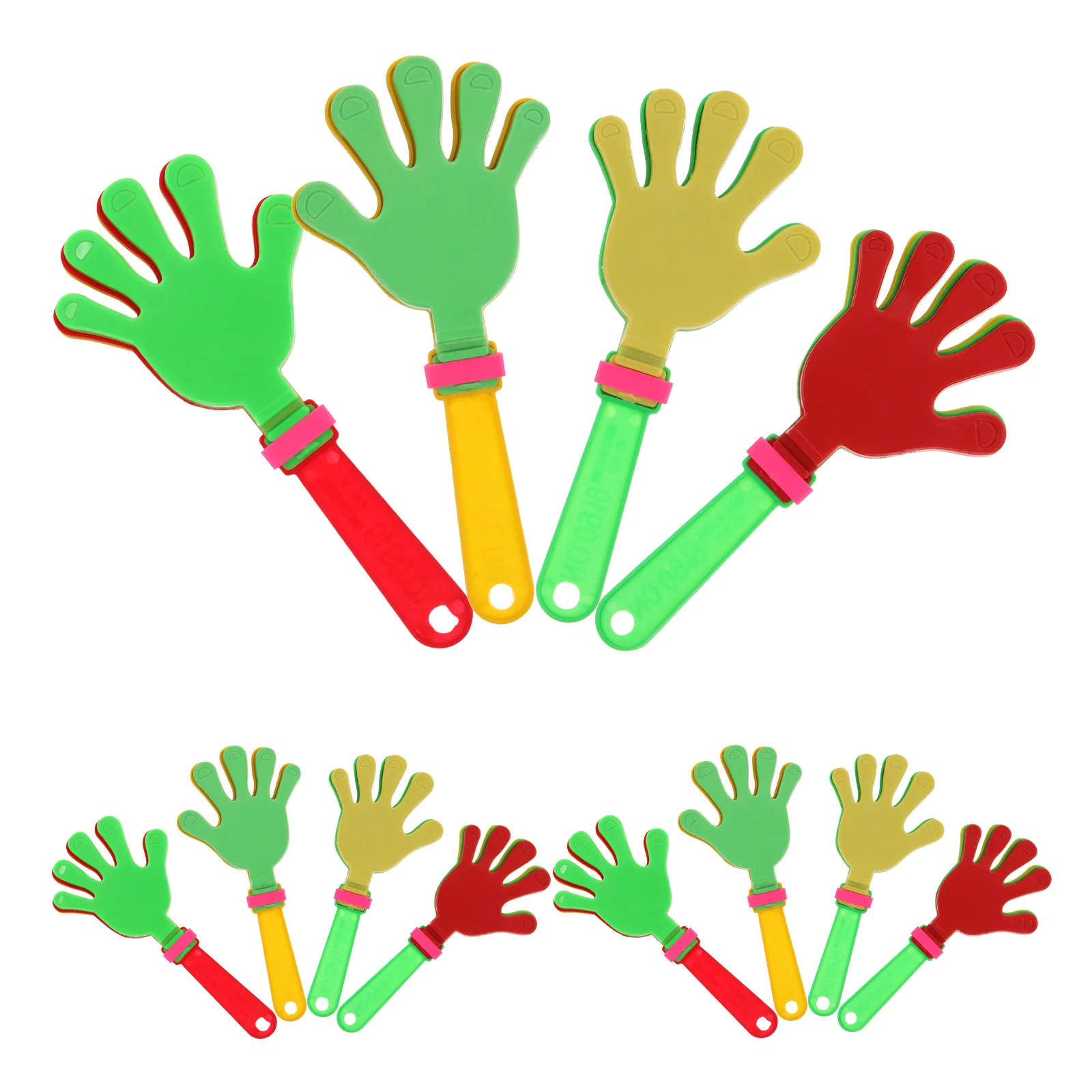 12 Pcs Luminous Party Supplies Hand Clappers Noisemakers Blowers Palm Clapping Device Applause Shine