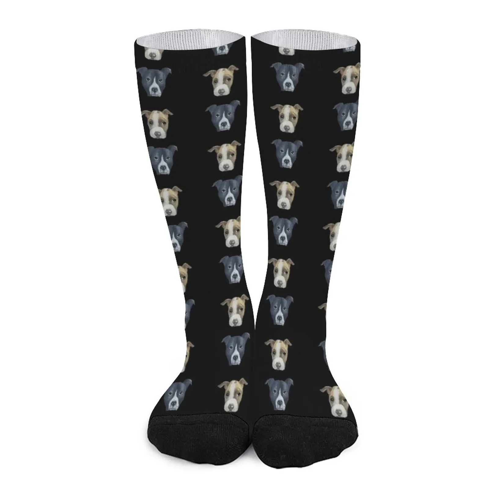 Adorable dogs stickers and Socks hiking Male sock Men's socks with print