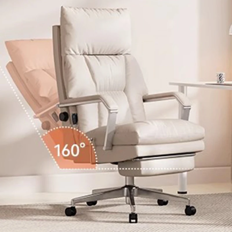

Recliner Study Office Chair Playseat Mobile Ergonomic Luxury Office Chair Nordic Arm Conference Wheels Stoel Trendy Furniture