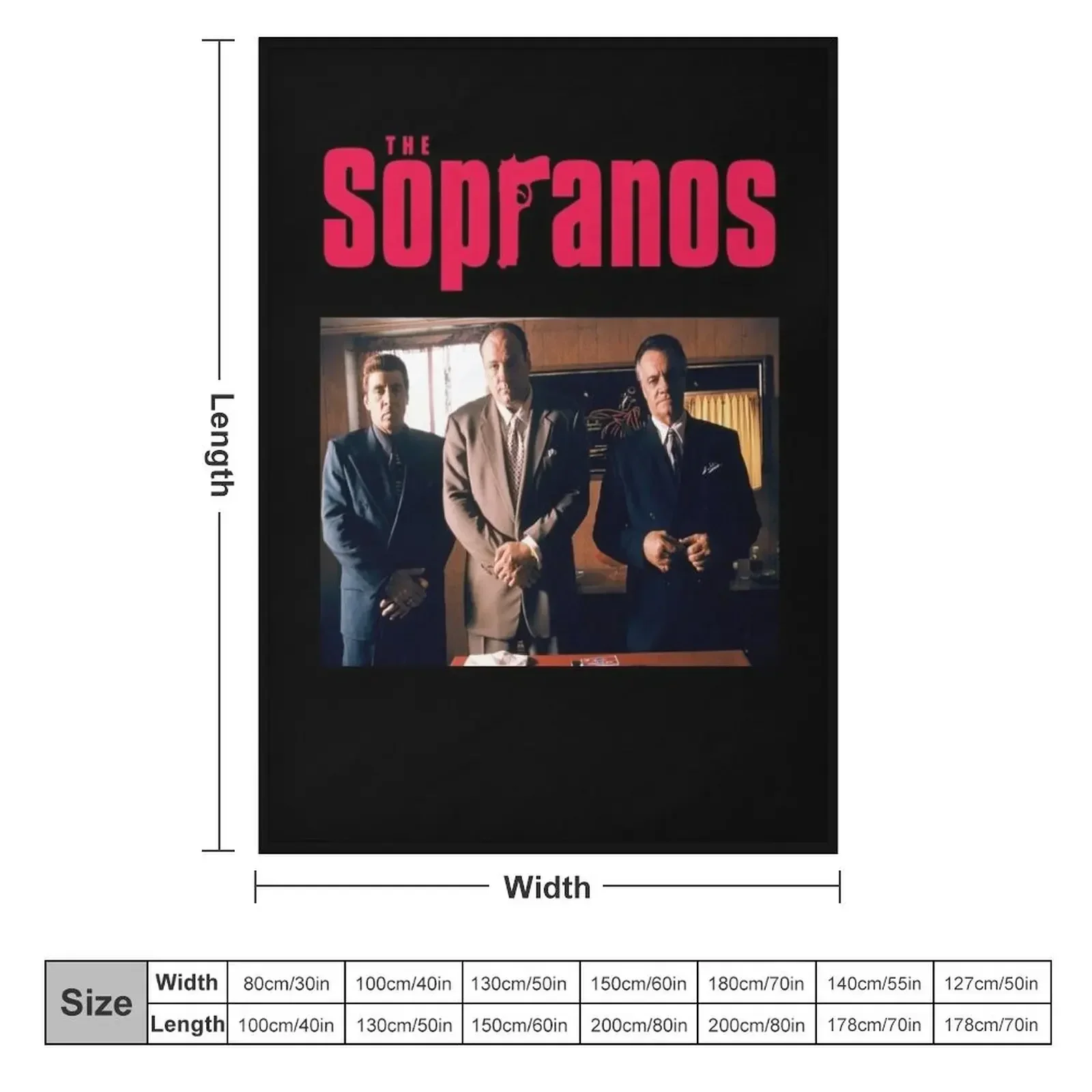 The Sopranos Vintage Throw Blanket Baby Plaid Blankets