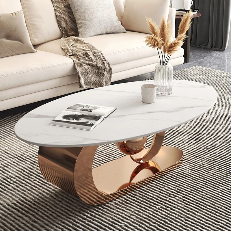 Modern Metal Coffee Tables Luxury Nordic Home Minimalist Coffee Tables Aesthetic Design Table Basse De Salon Decoration