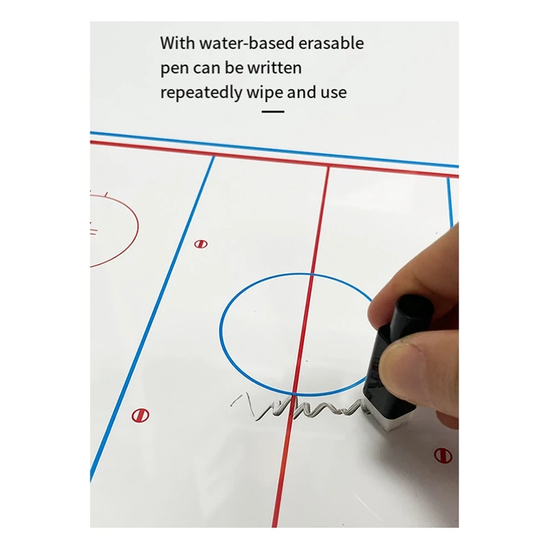 

Ice Hockey Coaching Boards Training Equipment Referee Practice Board Football Coaching Boards Strategy Tactic-Clipboard