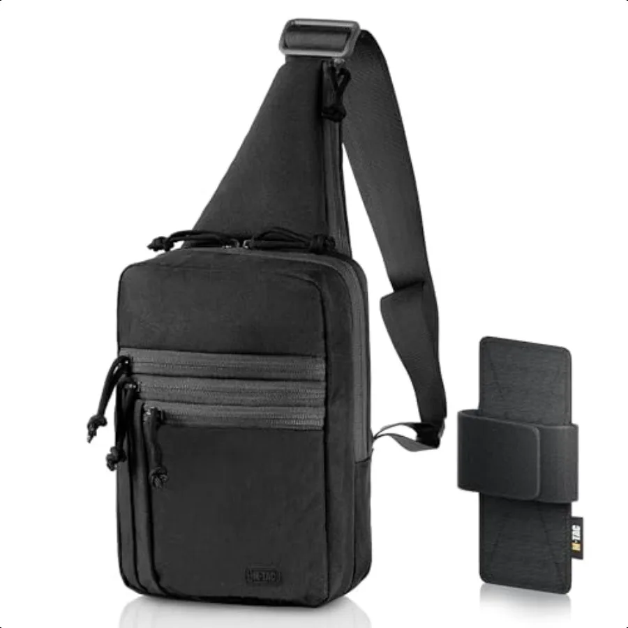 

MTac CCW Sling Bag for Men Women EDC Shoulder Bag Tactical Crossbody Concealed Carry Bag Mens Chest Pack