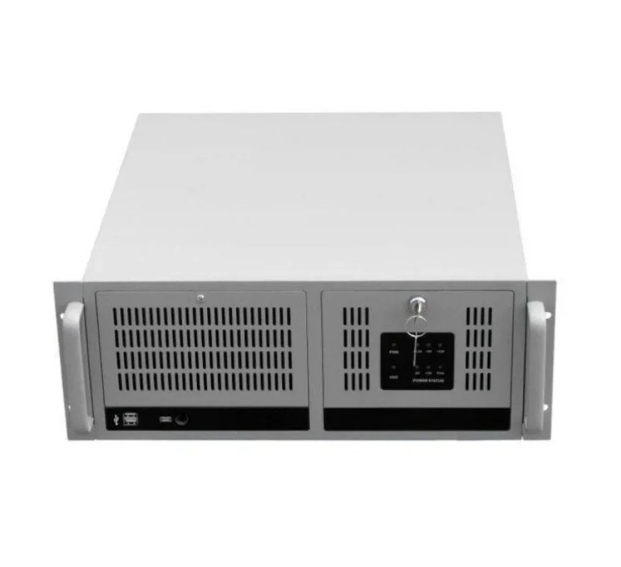 4UIPC610H Industrial Control Chassis AT/ATX Dual-purpose 7/14 Slot Rear Window Interchangeable