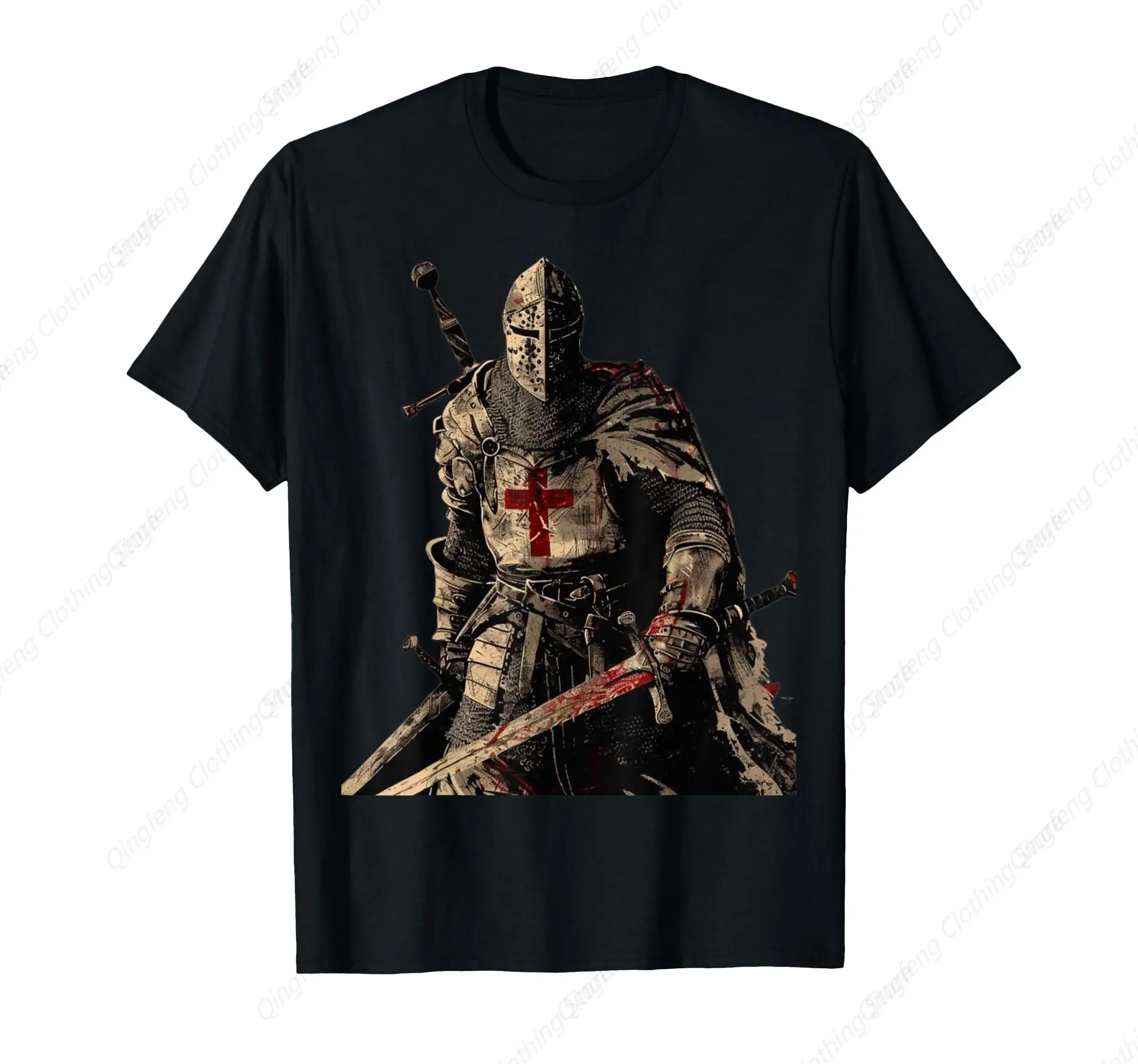 Knight Christian Templar Warrior Of God Crusader Gift T-Shirt