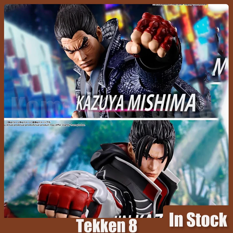 Tekken 8 Figure Mishima Kazuya Anime Figures Jin Kazama Action Figurine Model Pvc Statue Doll Collection Decoration Toys Gift