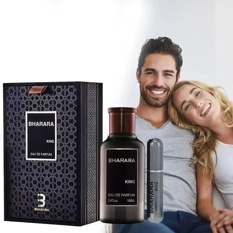 عطر Bharara King Eau De 100ML الراقية للرجال 3.4 أونصة أو دو برفوم بخاخ جديد في علبة هدايا مختومة عطر