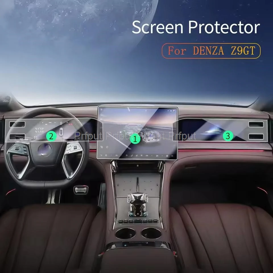 

Защитная пленка из закаленного стекла для DENZA Z9GT 2025, автомобильная навигация, приборная панель, экран 8 Pro PHEV, аксессуары