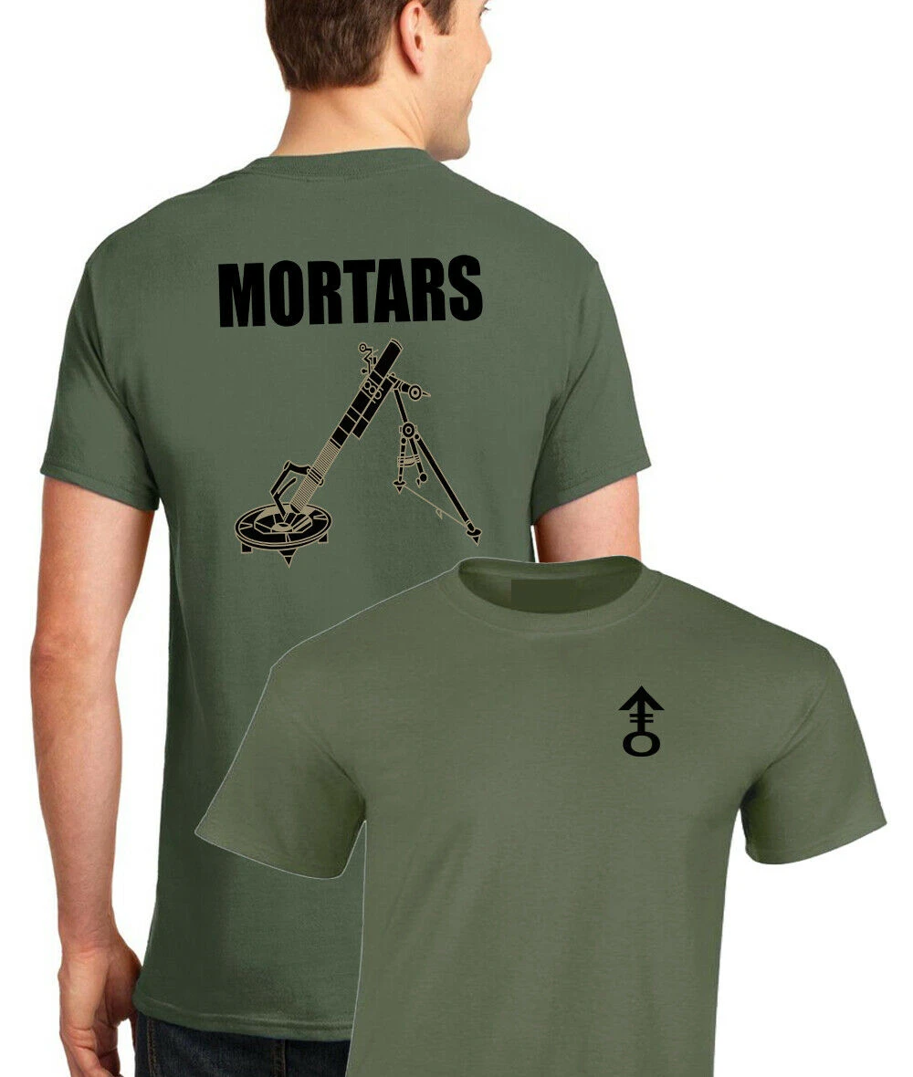 MORTARS Heavy Weapons Platoon Section Tshirt Regiment RAF ARMY Infantry Men\'s 100% Cotton Casual T-shirts Loose Top Size S-3XL