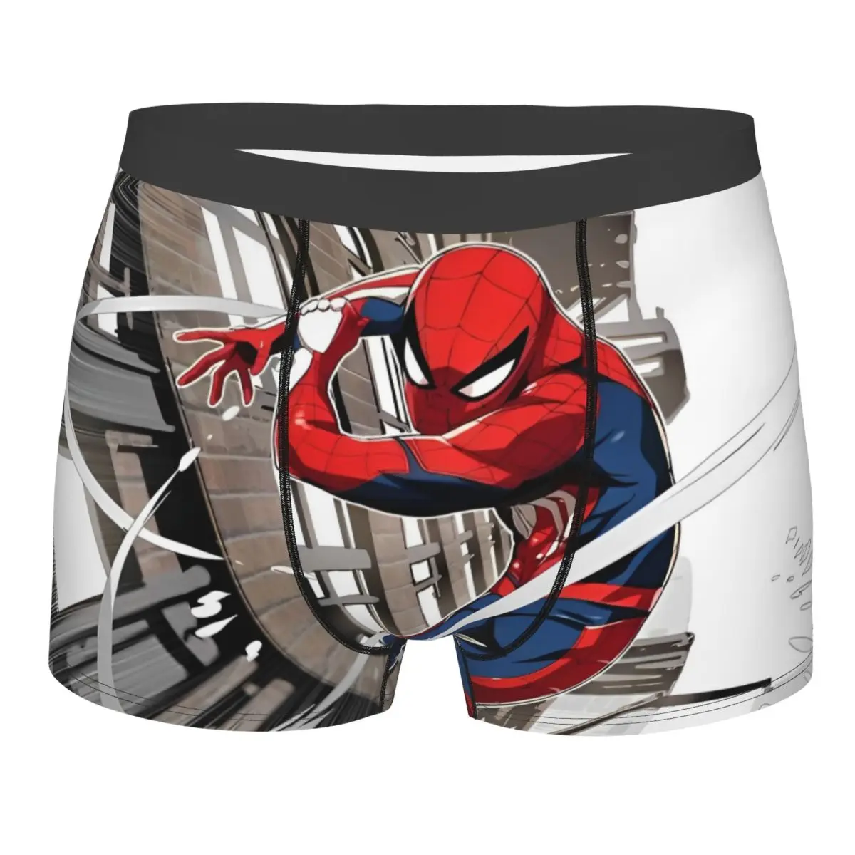 

Men's Spider-Man Boxer Briefs Shorts Panties Soft Underwear Superhero Homme Sexy Plus Size Underpants