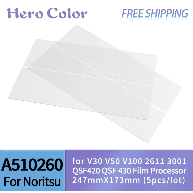 A510260 A510260-01 Noritsu Leader Cards for V30 V50 V100 2611 3001 QSF420 QSF 430 Film Processor 247mmX173mm (5pcs/lot)