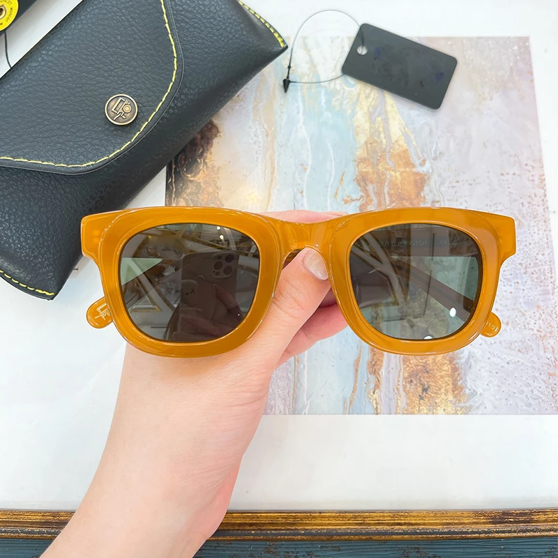 

Men Sun Glasses Acetate Vintage Sunglasses Retro Design High Quality Fashion Shades Tint Custom Lenses Sunglasses Men Fritz