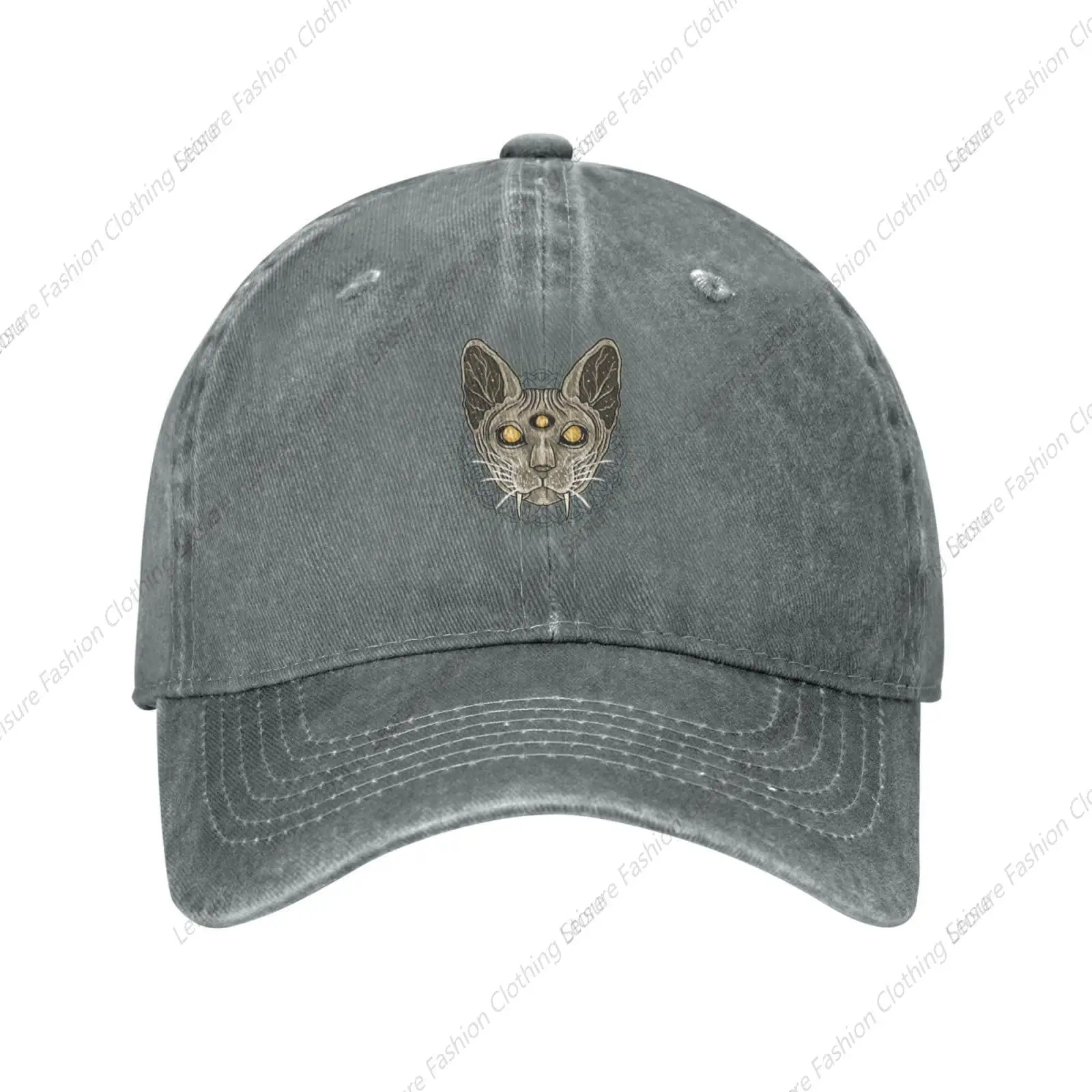 

Hairless Cat in Egypt Baseball Cap for Men Women Vintage Trucker Hat Golf Hats Dad Caps