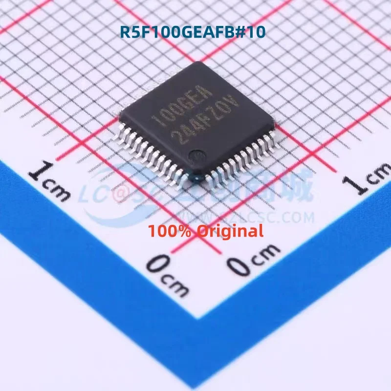 

5PCS 100% New R5F100GEAFB#10 LQFP-48 Brand New Original Chips ic