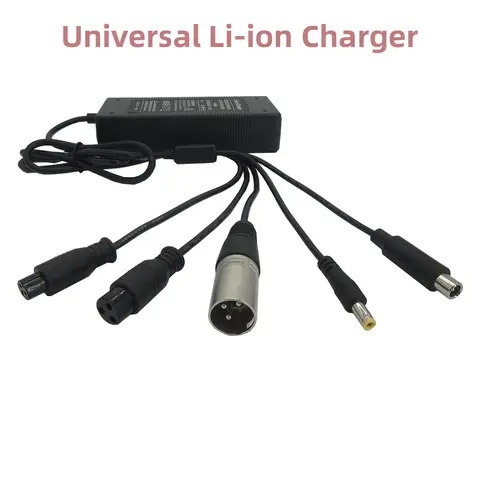 リチウムイオン電池充電器,24v 36v 48 v 2a 29.4v 42v 54.6v 2a dc gx12 gx16 xlrmプラグ