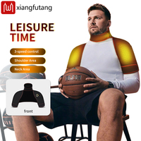 Electric Heating Massager Pads for Shoulder Neck Back - Winter Body Warmer Soft Vest Hot Compress Relieves Fatigue