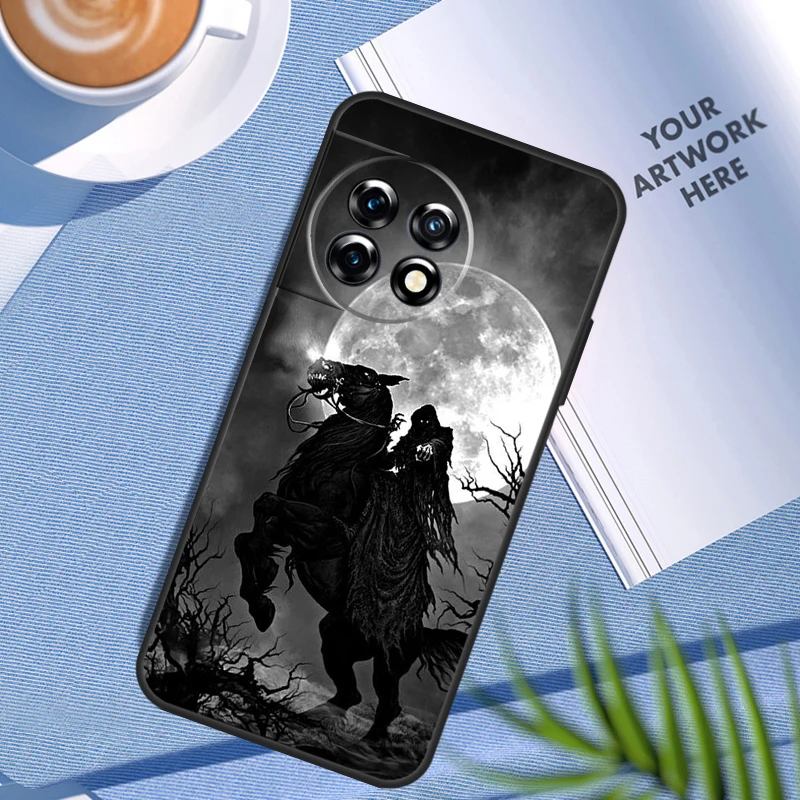 Death Grim Reaper Skull For OnePlus Nord 3 CE 2 Lite 2T N10 N20 N100 N200 8 9 10 Pro 11 12 8T 9RT 10T 10R 12R Case image 5