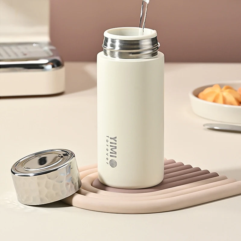 220ml/330ml 316 Stainless Steel Portable Vacuum Insulated Tumbler Cup, Double-Wall Thermos for Coffee, Water, Office&Outdoor Use