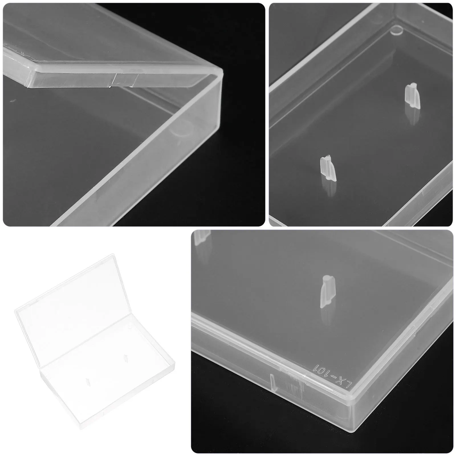 5 قطع من علبة كاسيت شفافة صندوق تخزين الشريط الشفاف لمنظم أشرطة الصوت وحامل مدمج ومجموعة السجلات