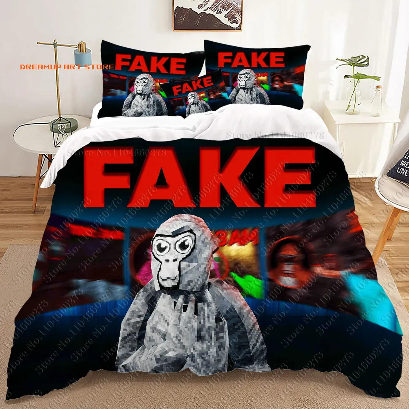 2026 Gorilla Tag 3D Bedding Sets Print Duvet Cover Adults/ Children Bed Comforter Birthday Gift Dropshipping