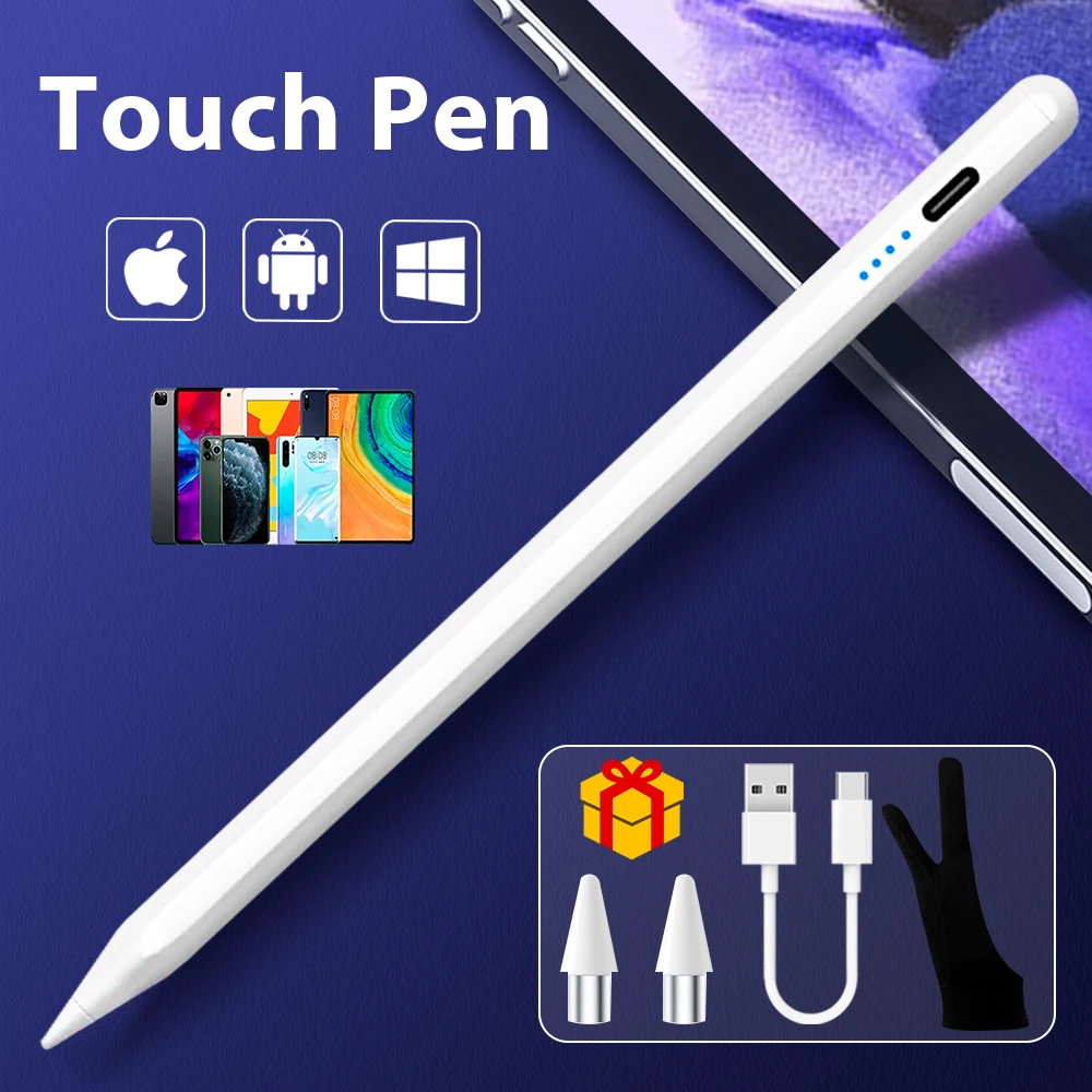 

Универсальный стилус для Android Apple Windows Ipad Фаблет Стилус с пеналом Apple Pencil без Bluetooth-поддержки Аксессуар для Ipad