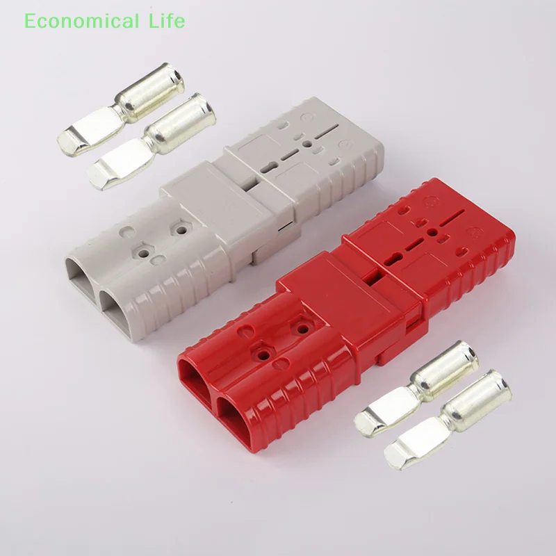 1PC 600V 50/120A Plug Sets Battery Power Quick Connector with Anti Dust Cap Cover Terminal for Trailer Boat Caravan Con