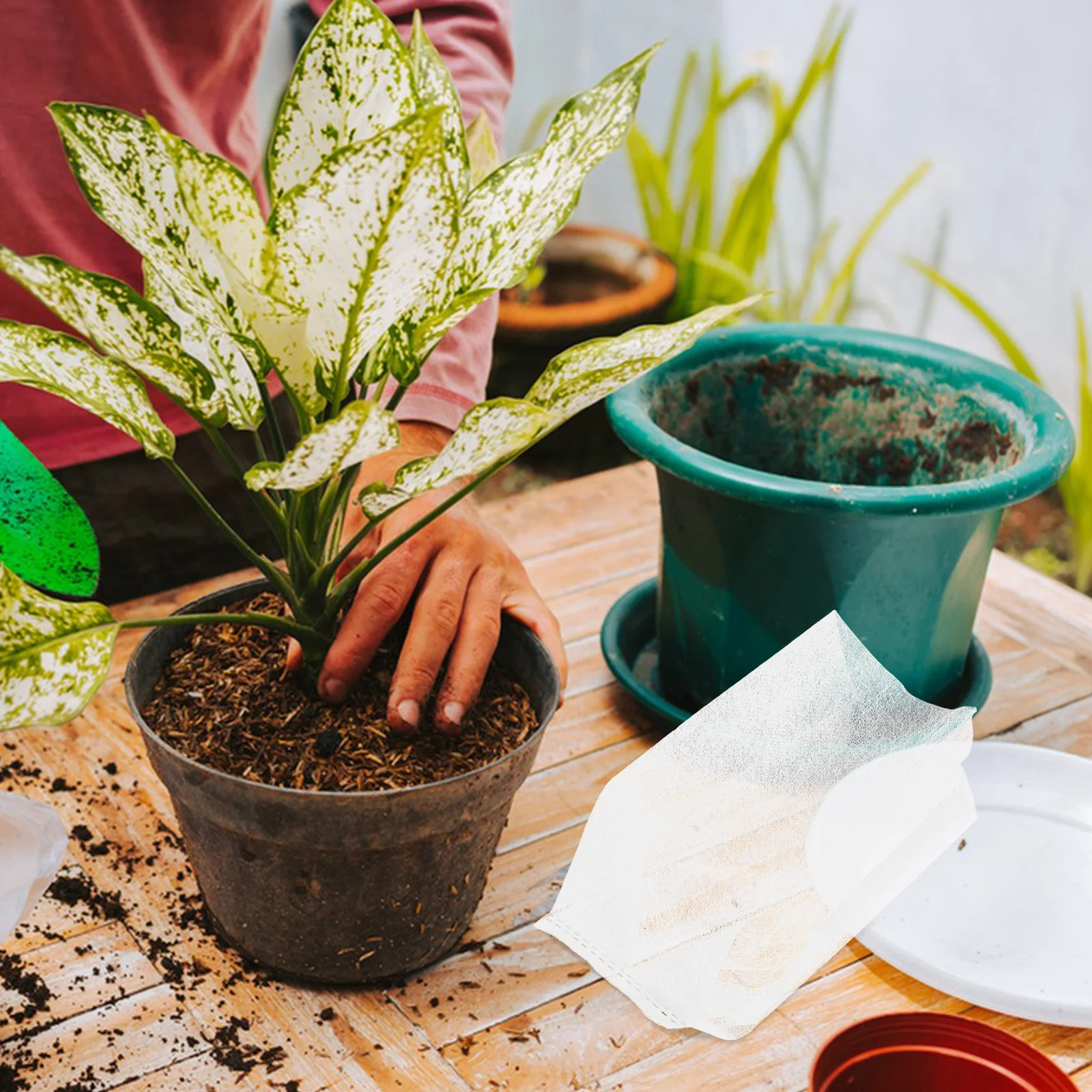 

200 шт., пакеты для выращивания в детской комнате, нетканые тканевые дышащие мешочки для рассады, мешки для посадки дома и сада, овощи, цветы