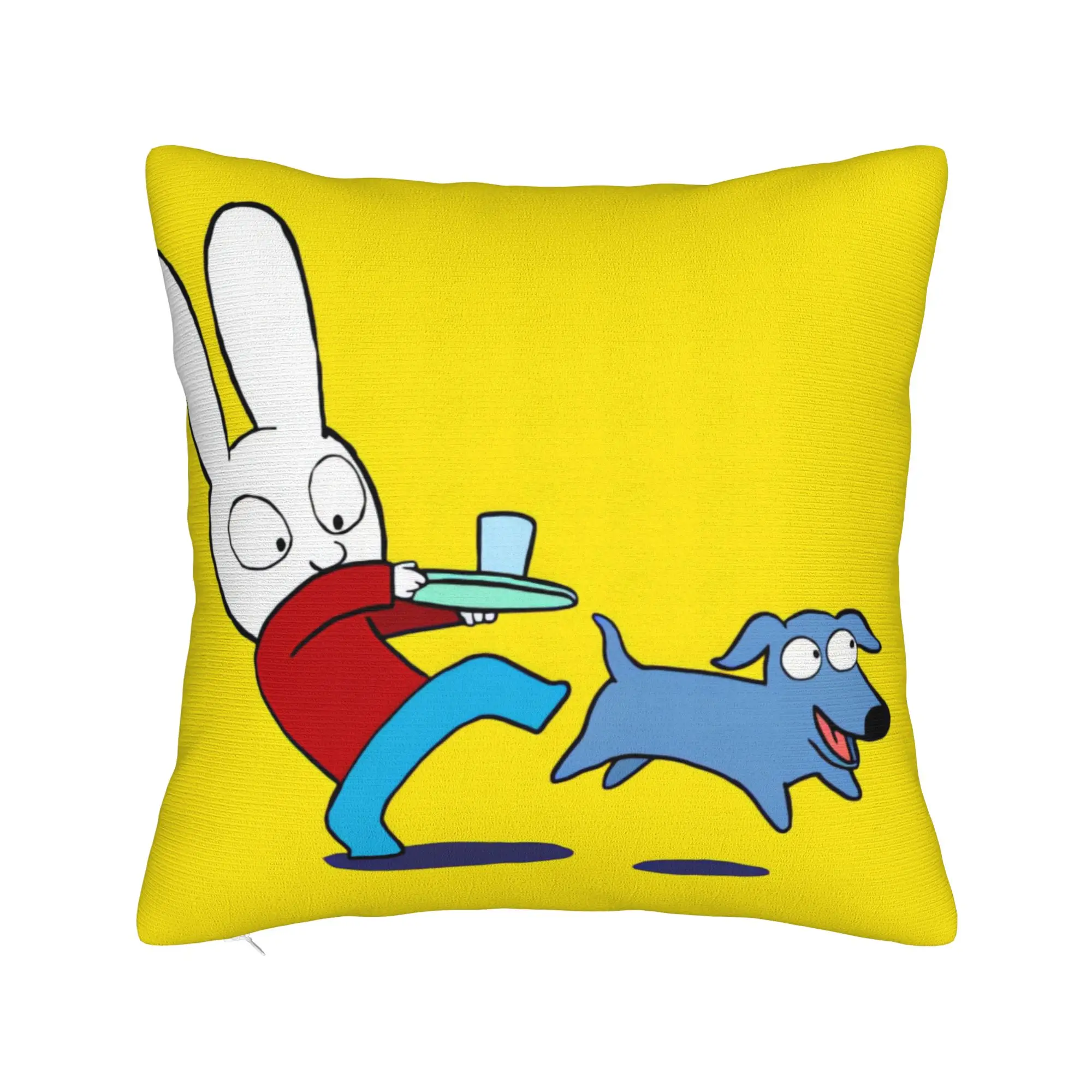 Pillow Cover Simons Super Rabbit  Kawaii Pillow Case For Office Car Home Decor Pillowcases