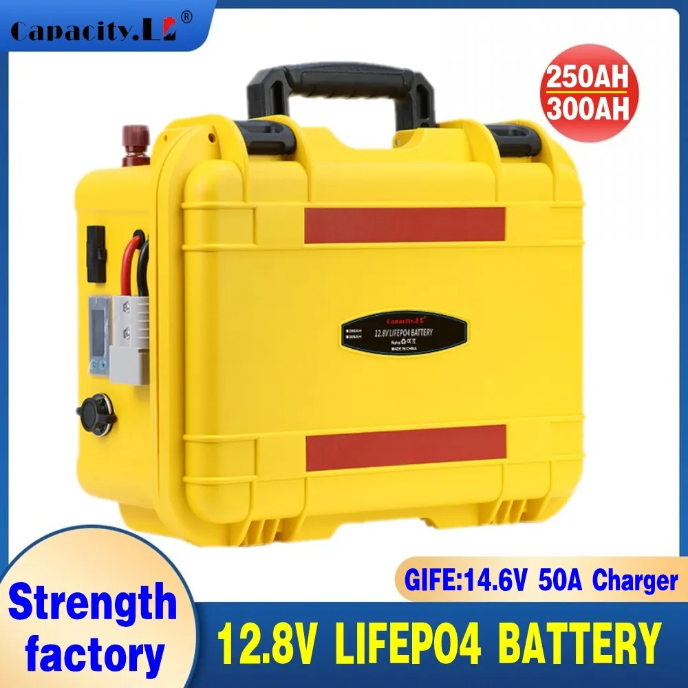 12v Lifepo4 Battery 300ah Battery Pack 250AH Rechargeable Battery For RVs Solar and Motor Homes Solar Camping Part Inverter