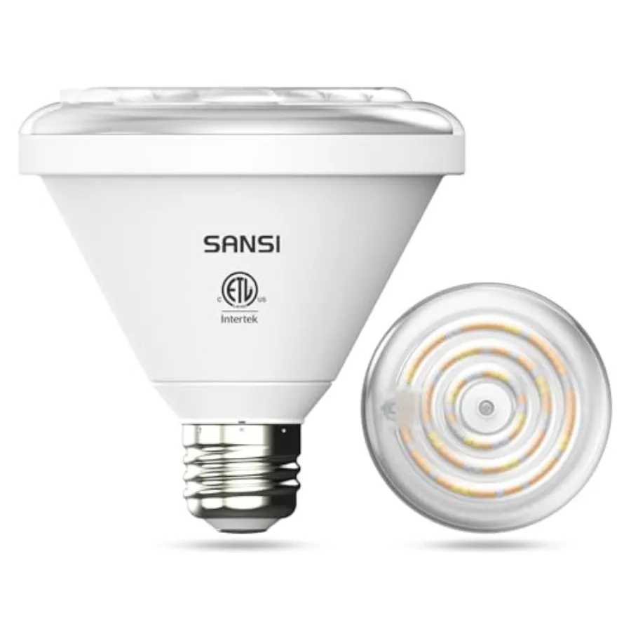 

Grow Light Bulb IP54 Waterproof 24W BR30 Plant Light Bulb for Indoor Outdoor Plants Full Spectrum 200 Watt Equiv Energy Saving