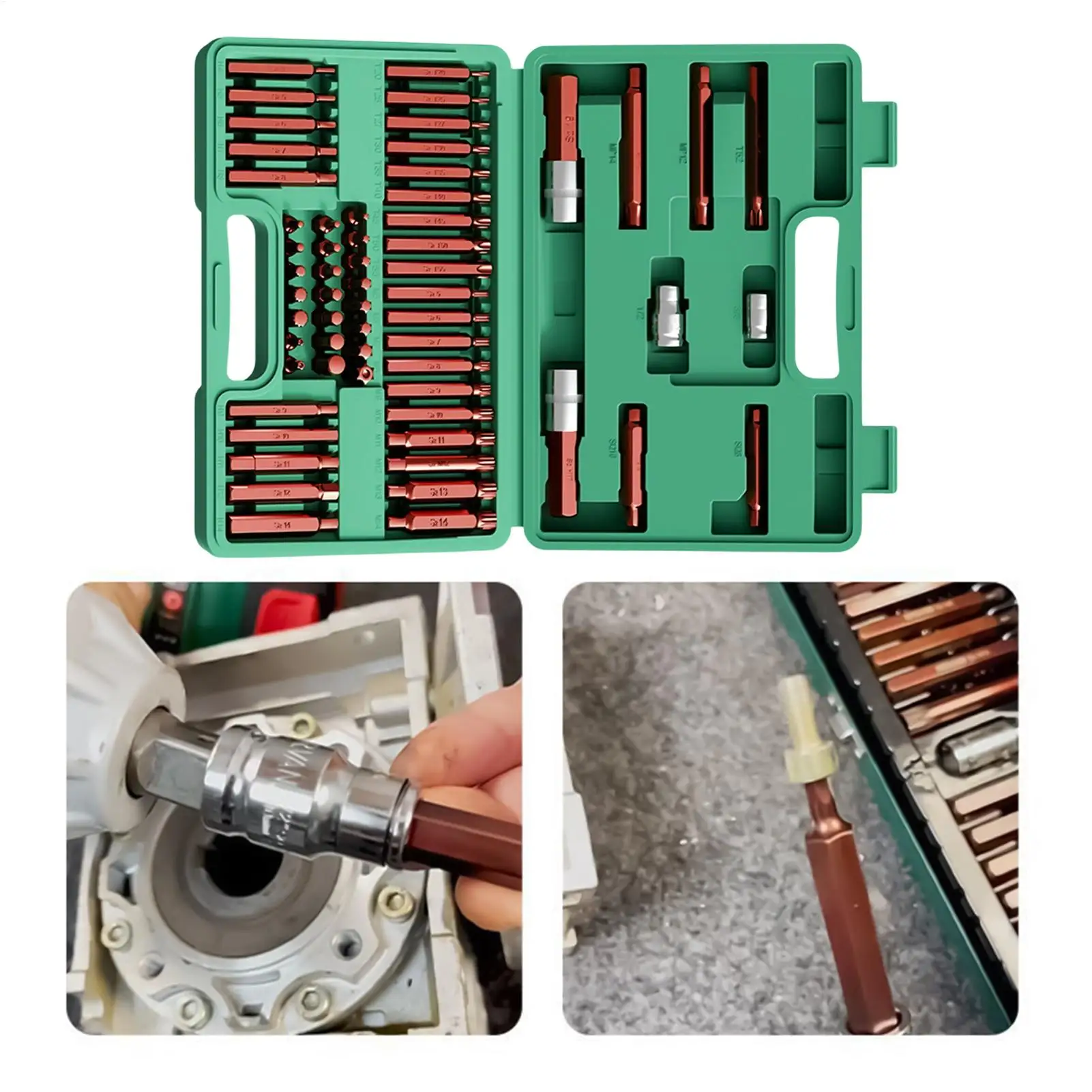 Torque Socket Set Car Repair Disassembly Wrench Bits Kit External Torque Socket Set For Automotive Mechanics Technicians Home