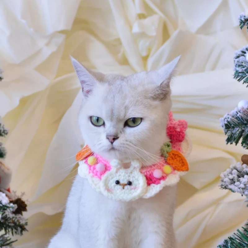 

Dog Clothing Cat Collar Cats Clothing Christmas Pet Scarf Collar Christmas Cute Sweet Pet Decor Bow Cat Costume Cats Accessories