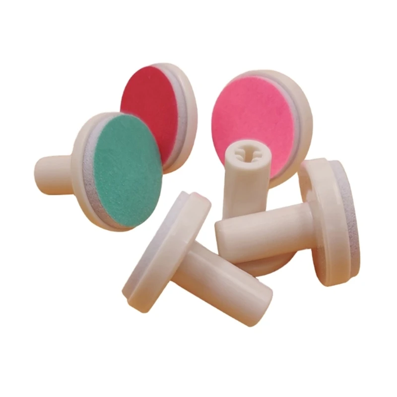 6 Stks/set Elektrische Nagels Trimmer Pads Vervangende Slijpkop Voor Babynagelvijl Kinderen Trimmer Manicure Reserveonderdeel