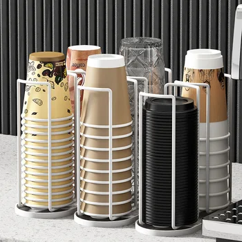 رف تخزين مرن مثبت على الحائط ، حامل أكواب للاستعمال مرة واحدة ، طاولة قابلة للتعديل