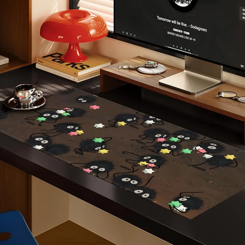 

Cartoon Neighbors Mouse Pad MouseMat XXL Computer Accessories Large Keyboard Laptop Table Pad Totoros The New Product Gamer