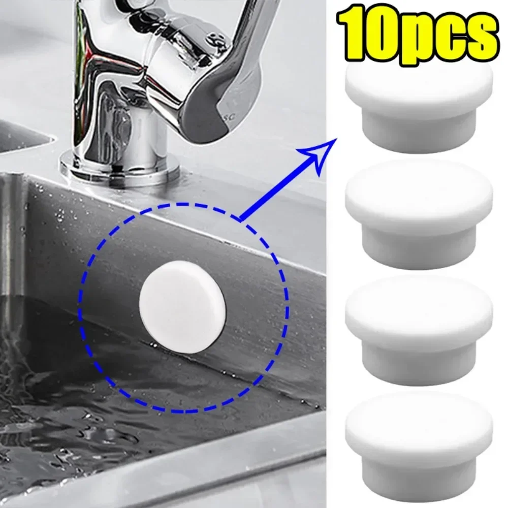 

2/10PCS Silicone Wash Basin Overflow Ring Remplacement Round Cover Bathroom Basin Trim Bath Drain Cap Sink Overflow Ring Plug