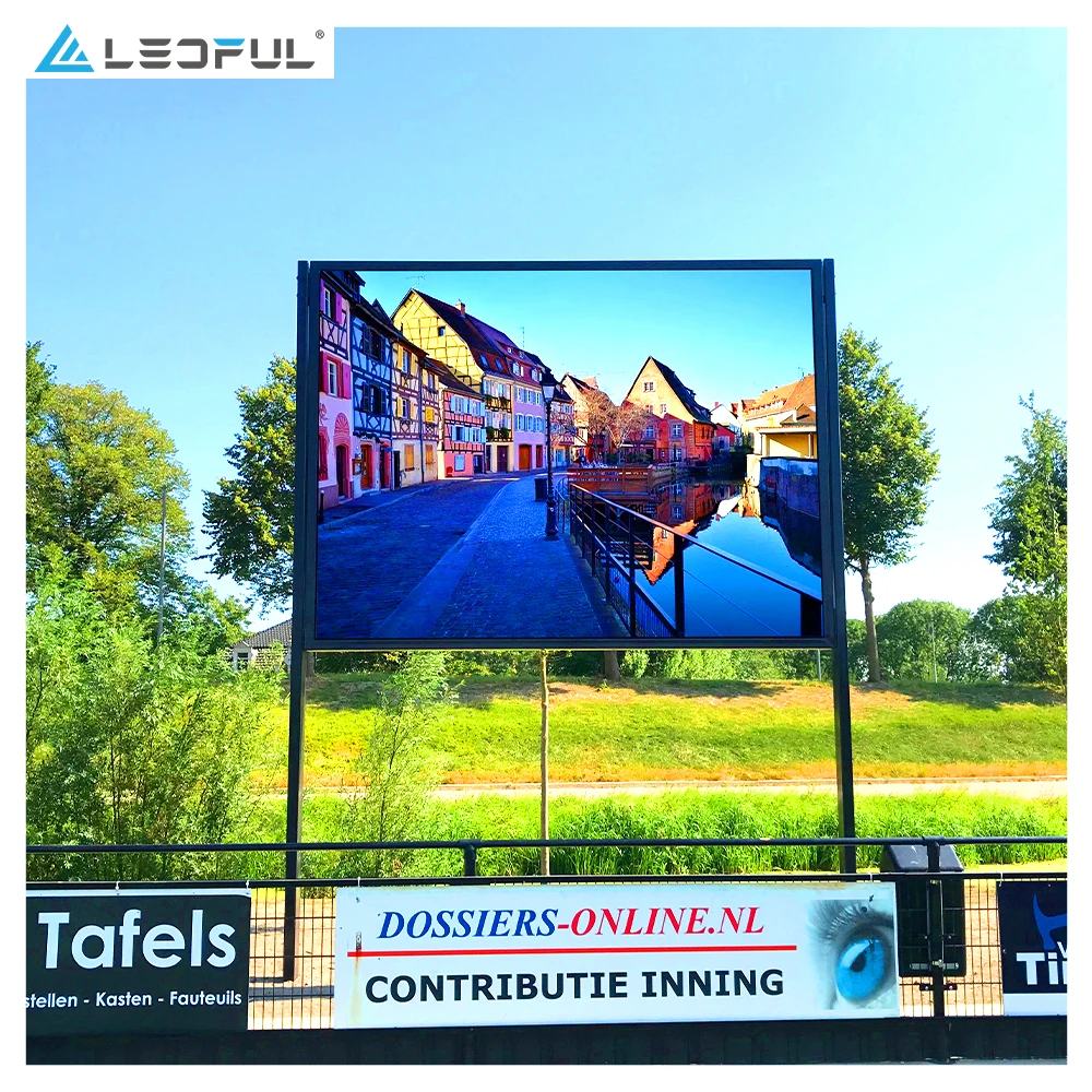 Pantallas Publicitarias HD SMD شاشة LED للإعلان الخارجي P8 P10 RGB LED لوحة حائط الفيديو