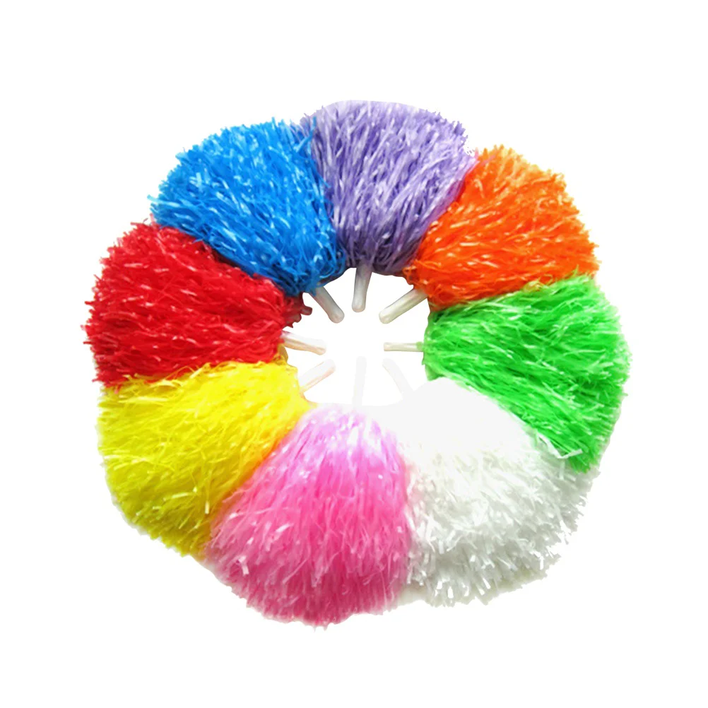 

Cheerleaders Supplies Cheering Poms Cheering Garland Shiny Cheering Balls Cheerleading Pompon Pompoms With Handle Colors