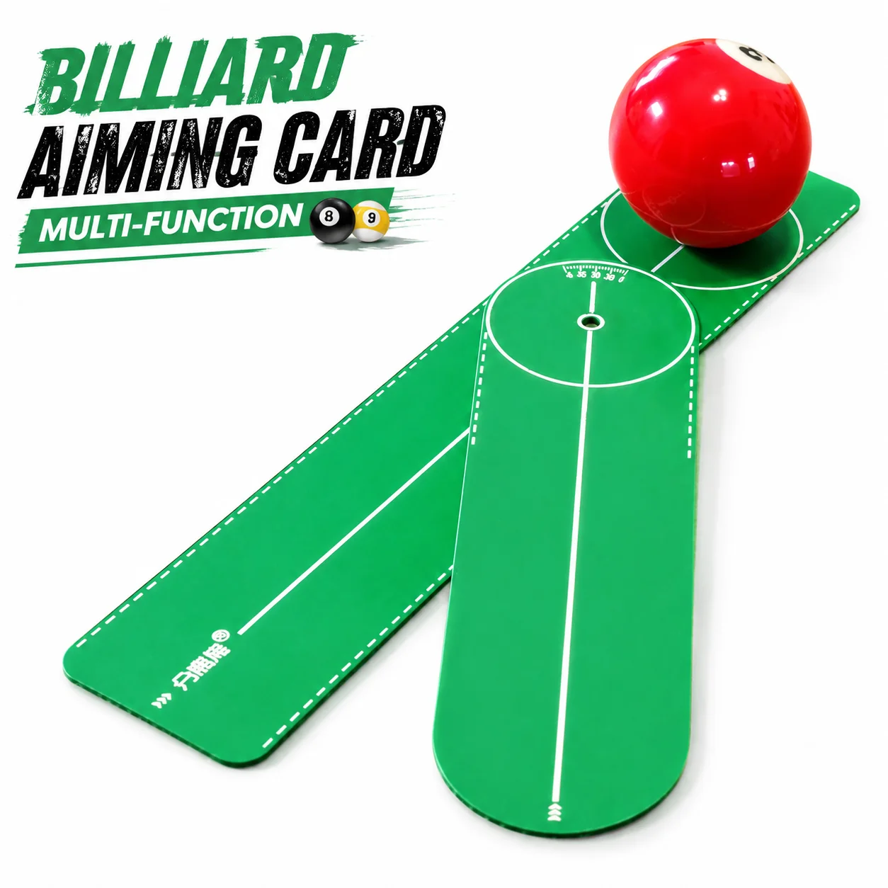 Multi Function Pool Aiming Card Billiard Training Tool Adjustable Angle Guide Cue Ball Alignment Practice Accessory for Players