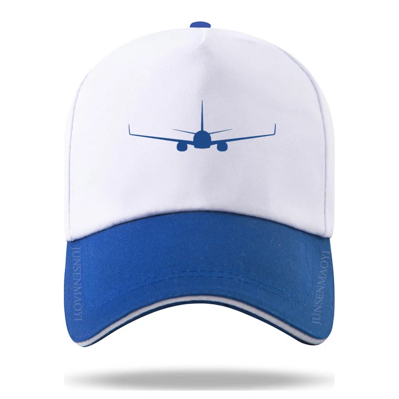 New Boeing 737-800 Plane Print Color matching Baseball Cap Casquette Hats Fitted Casual Hip Hop Dad Hats for Men Women Unisex