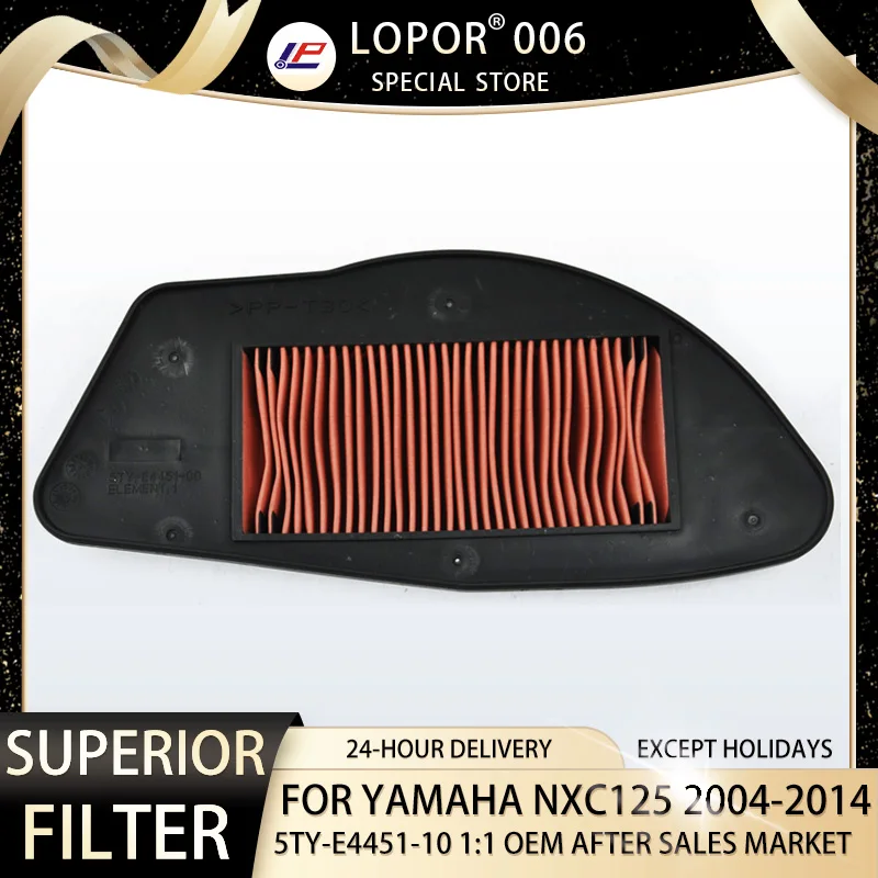 Lopor Air Filter Element Motorcycle Clean For YAMAHA  NXC125 NXC 125 Cygnus X 04-14 5TY-E4451-10